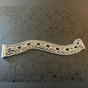 MULTI ROW CHAIN BRACELET Sterling Silver, 29mm